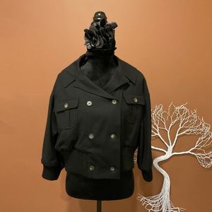 Cropped, wool button up Alice Ritter jacket